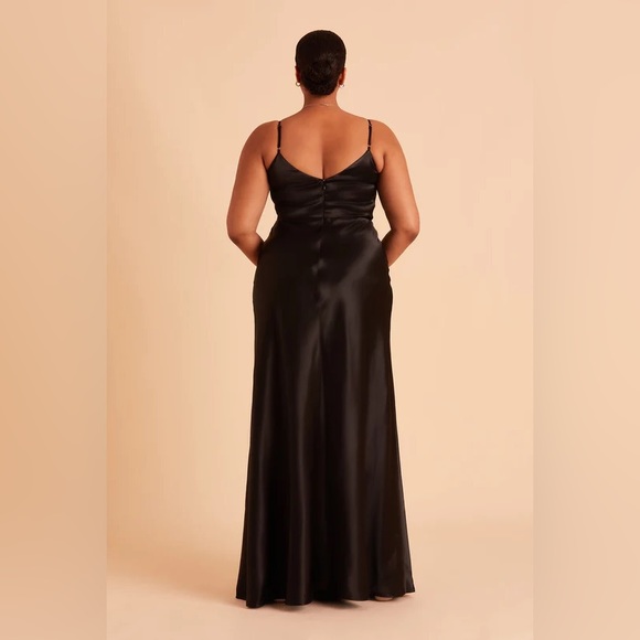 Birdy Grey Jay Satin Dress in Black size XL - Picture 4 of 11